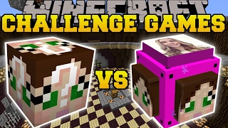 Minecraft: GAMINGWITHJEN VS GAMINGWITHJEN CHALLENGE GAMES - Lucky Block Mod - Modded Mini-Game