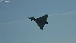 Italian Air Force Eurofighter Typhoon Demo Team at RIAT 2022