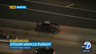 FULL CHASE: Driver leads authorities on wild pursuit through LA before arrest