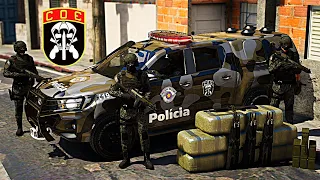 CERCAMOS Comunidade PERIGOSA | COE COMANDO E OPERAÇÕES ESPECIAIS | GTA 5 POLICIAL (LSPDFR)