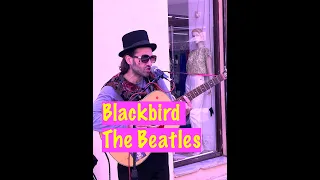 Busking in the streets of Athens - Blackbird - The Beatles