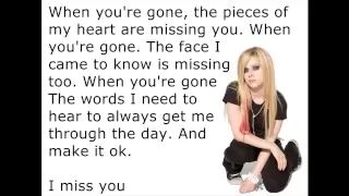 Avril Lavigne - When You're Gone [Lyrics/Letra]