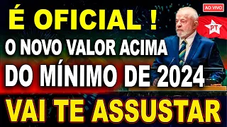 SAIU AGORA !! VEJA COMO Vai Ficar O AUMENTO ACIMA DO MÍNIMO Em 2024 Nas Aposentadorias DO INSS.