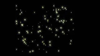 Футаж Мерцающие звёзды на прозрачном фоне Ал  Ковалюк 10 сек