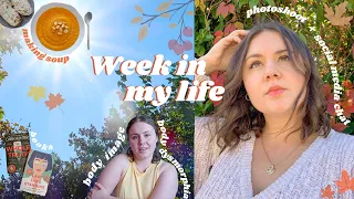 Week in my life | working on my body image, making soup, how I'm feeling, photoshoot for Instagram