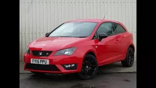 FY15PPU SEAT Ibiza 1.4 Tsi Act Fr Black 3dr in Emocion Red