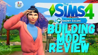 Снежные просторы в Симс 4 | Обзор режима строительства в новом дополнении| The Sims 4 Snowy Escape