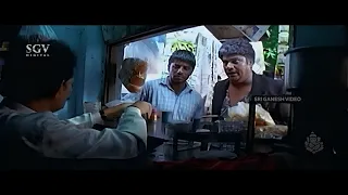 ರಂಗಾಯಣ ರಘು ಹತ್ರ ಕೆಲಸ ಕೇಳಲು ಹೋದ ವಿಜಯ್.! | Duniya Kannada Movie Scene