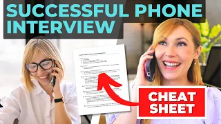 Top 7 Phone Interview Questions & Answers (Cheat Sheet Included!)