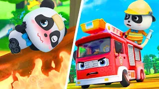 Baby Panda's Fire Safety - Become a Fireman and join a Super Firefighter Rescue Team | BabyBus Games