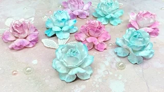 Розы из бумаги своими руками!!! Roses from paper handwork!!!