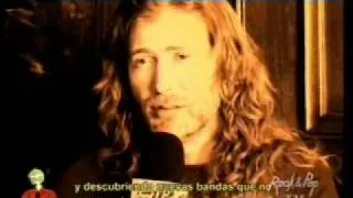Megadeth - Dave Mustaine Rock & Pop TV - Argentina 2005 Part 1.