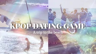 Kpop dating game ( beach trip version)