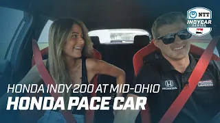 HONDA PACE CAR // MARCUS ERICSSON AND WIFE IRIS