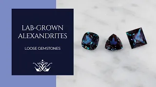 Lab-Grown Alexandrite Stones