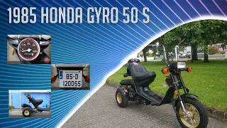 1985 honda gyro s (review) - my 1985 honda gyro three wheeler moped | ride and review