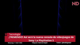 ¡TREMENDO! 😱 Así será la nueva consola de Sony: La PlayStation 5