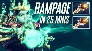 2 RAPIERS + RAMPAGE IN 25 MINS | CLAPPING FOREHEADS (SingSing Dota 2 Highlights #1630)