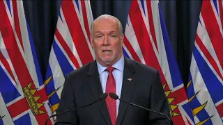 Premier Horgan to address province on current COVID-19 situation in B.C.