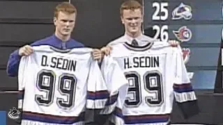 Vancouver Canucks Select Daniel and Henrik Sedin (June 26, 1999)