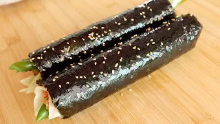 김밥에 양배추 이렇게 넣으세요 ❣ 너무 맛있어서 감탄이 절로 나옵니다😍👍