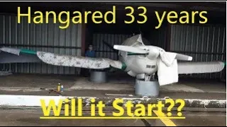 Will it start?  - Barn Find Bonanza sits Hangered for 34 years!