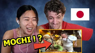 Meet Japan's Fastest Mochi Pounding Master | Max & Sujy React