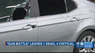 ‘Gun battle’ involving car with teens leaves 1 dead, 4 critically injured