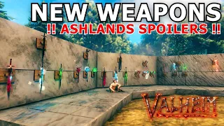 Ashlands Melee Weapons and Enchantments | First Impressions | Valheim