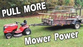 PULL MORE with Your Lawn Mower