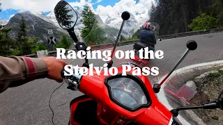 VESPA GTS 300 SUPER SPORT ON THE STELVIO PASS! WOW!