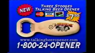 Three Stooges Talking Beer Opener Commercial from 2002