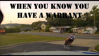 Can this fleeing motorcycle escape Arkansas State Police?  Or will he crash? #pursuit #chase