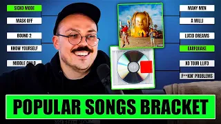 Popular Rap Songs Bracket with Fantano