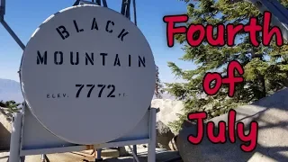 Fourth of July in Black Mountain Lookout Tower