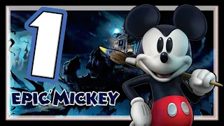 Epic Mickey Gameplay Part 1 Dark Beauty Castle (Wii)