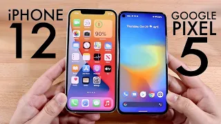 iPhone 12 Vs Google Pixel 5! (Comparison) (Review)