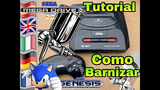 Tutorial How To Varnish Sega Megadrive 2 / Sega Genesis 2