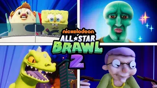 All Character's Super Attacks (Final Smashes) - Nick All-Star Brawl 2