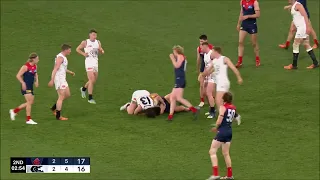 Liam Stocker - Highlights - AFL Round 22 2022 - Carlton Blues @ Melbourne Demons