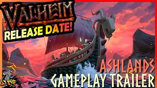 VALHEIM ASHLANDS PTB RELEASE DATE? Ashlands Gameplay Trailer! New Ship! How To Play The Update Early