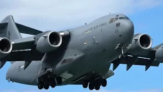 RAAF C-17A arrives in Hobart preparing for Antarctic flight