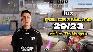 CS2 POV paiN lux (29/23) vs TheMongolz (Inferno) PGL CS2 Major Copenhagen 2024