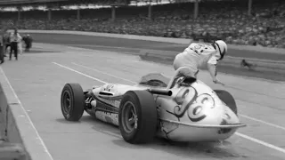 Parnelli Jones Pit Fire 1964 Indy500 ALTERNATE FOOTAGE