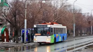 по весеннему Саратову , на одной из последних Оптим ,1303 , по маршруту 16