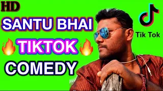 Santu comedy//Santu nije//Santu bhai TikTok//kaka comedy//Santu vs tiktok:/Santu bhai comedy