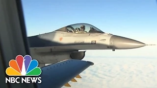 Fighter Jets Escort NATO Chief | NBC News