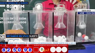 LA ESFERA DE LA SUERTE 10:30PM EN DIRECTO PEGA 3 REVENTADO