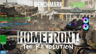 Homefront The Revolution RTX 3090 Gigabyte AORUS WATERFORCE Benchmark  Ryzen 5800x 2160p 4k