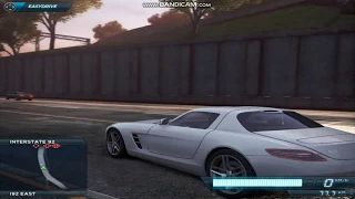 NEED FOR SPEED MOST WANTED 2012 | SLS AMG MERCEDES BENZ | TOP SPEED | 348 KMPH